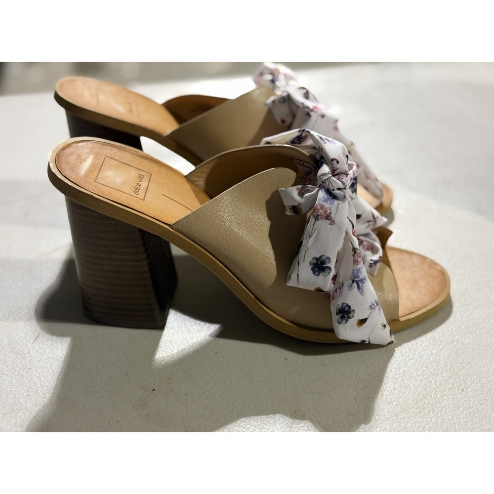 Dolce Vita 11M  Heels Leather Floral Lace Aleeya